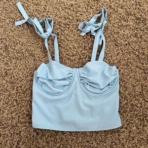 Blue crop from PacSun